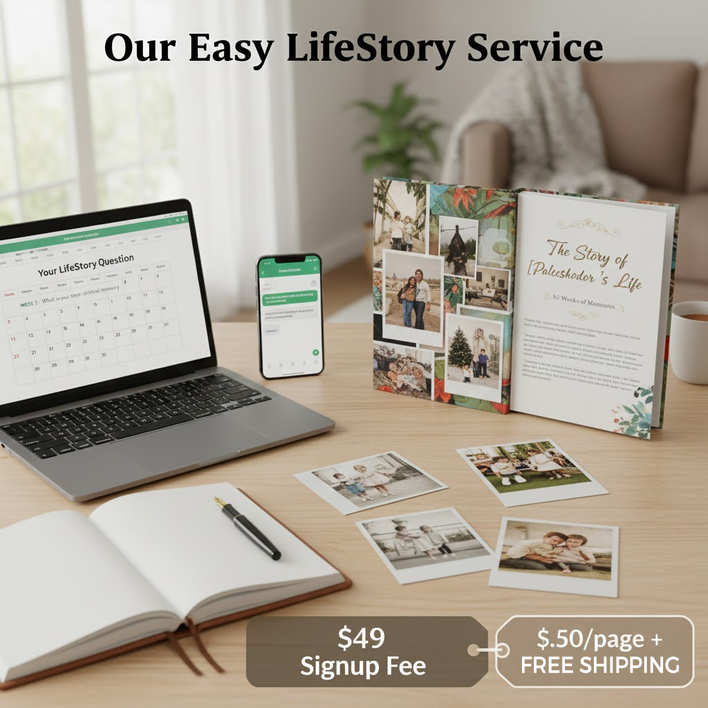 Easy LifeStory Service with guided questions