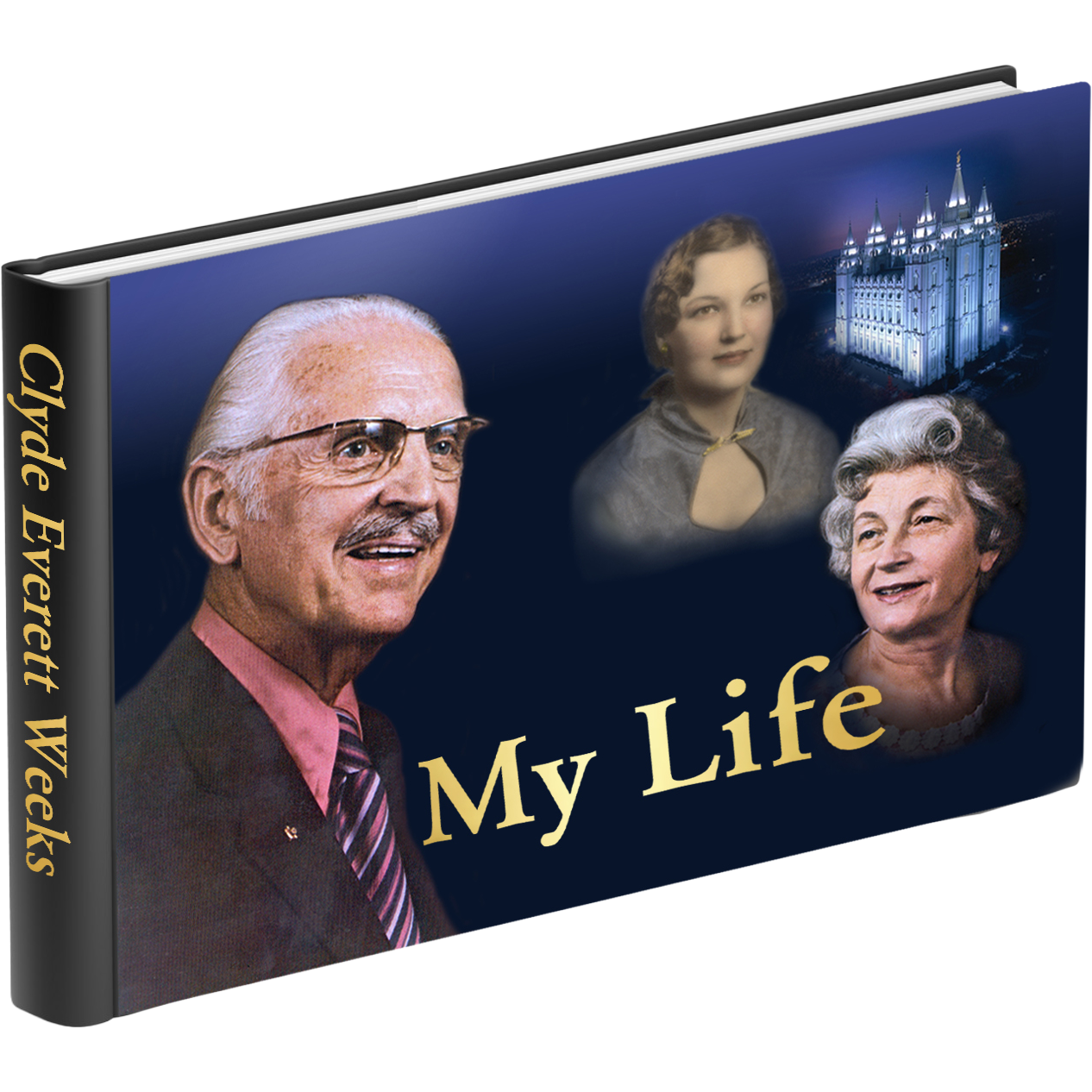 Premium custom-designed biography book