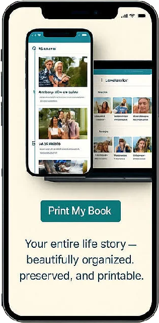 Mobile App with Print My Book Feature
